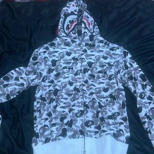 White Bape Hoodie
